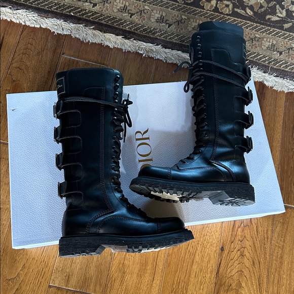 Auth. Dior Diorebel combat boot - Picture 3 of 17